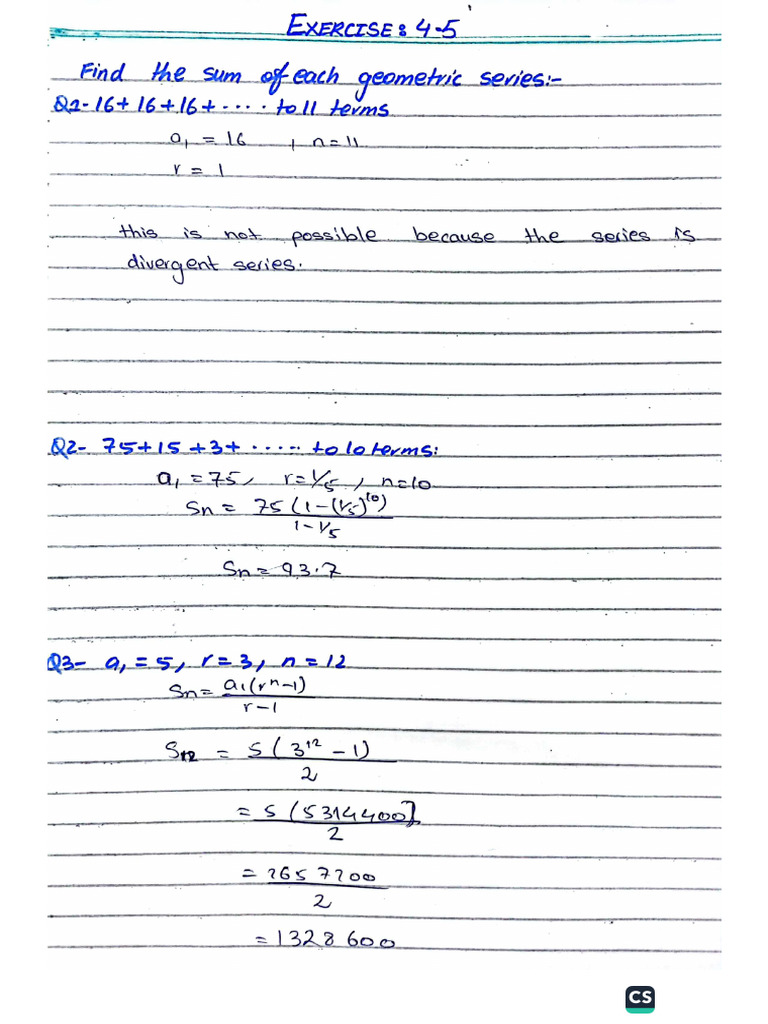 Exercise 4.5 | PDF