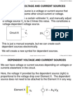 Dependent Voltage and Current Sources
