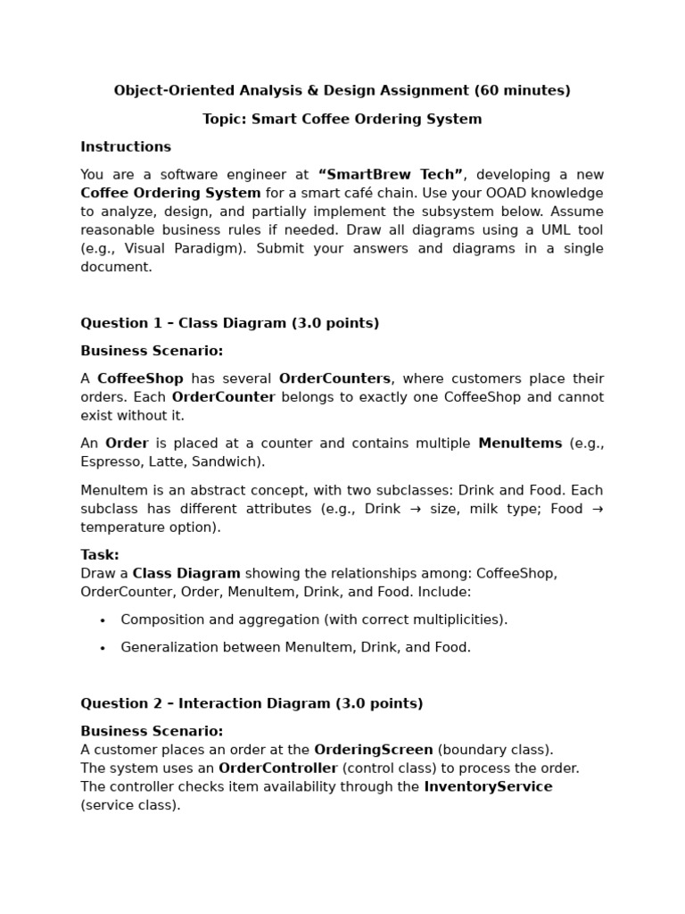 16 10 2025 . | PDF | Unified Modeling Language | System