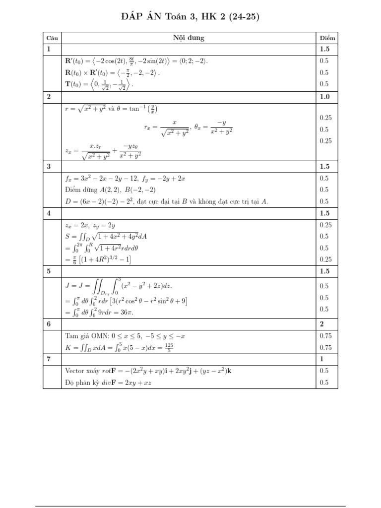 Toan3 ĐT Ans | PDF
