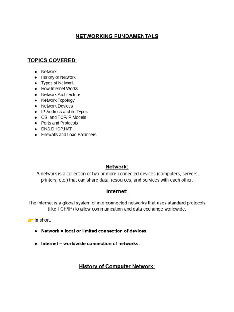 Networking Fundamentals For Devops | PDF | Computer Network | Ip Address