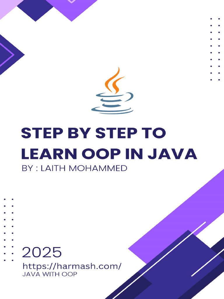 Step by Step To Learn Oop in Java | PDF
