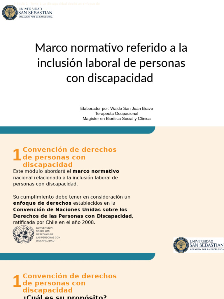 Inclusión laboral y derechos de discapacidad | PDF | Invalidez ...
