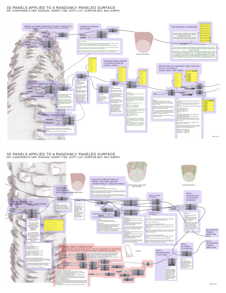 3D Panels on Random Surfaces | PDF
