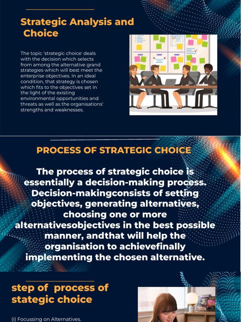 Wepik Strategic Decision Making Analyzing and Choosing The Best Path ...