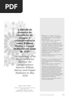 A difusão da doutrina da circulação do sangue - a correspondência entre William Harvey e Caspar Hofmann em maio de 1636