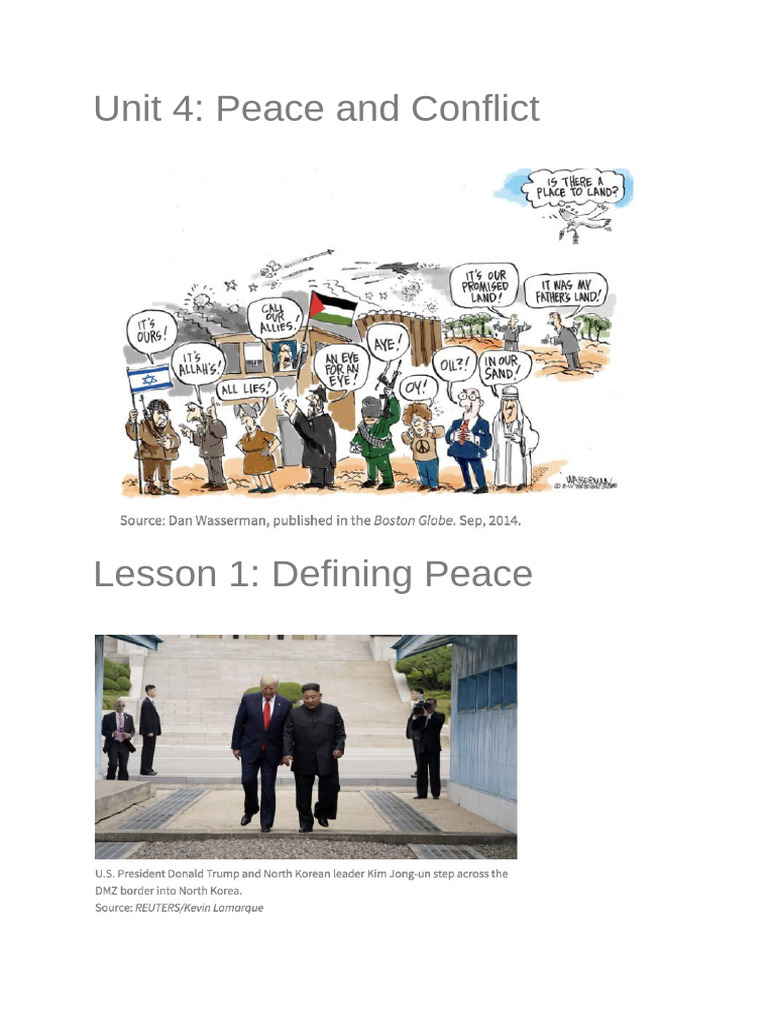 Understanding Peace and Conflict Dynamics | PDF | Peacebuilding | Peace