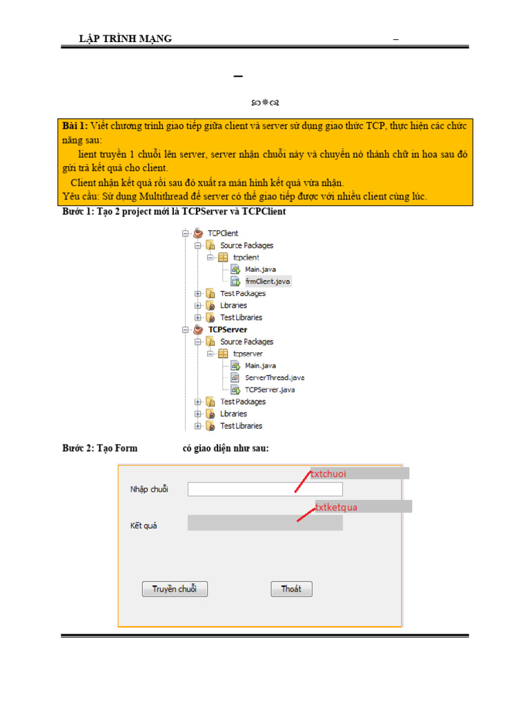 Lab 04 - TCP Socket | PDF