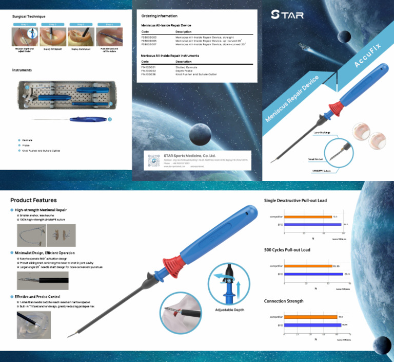 Meniscus Repair Instruments Overview | PDF