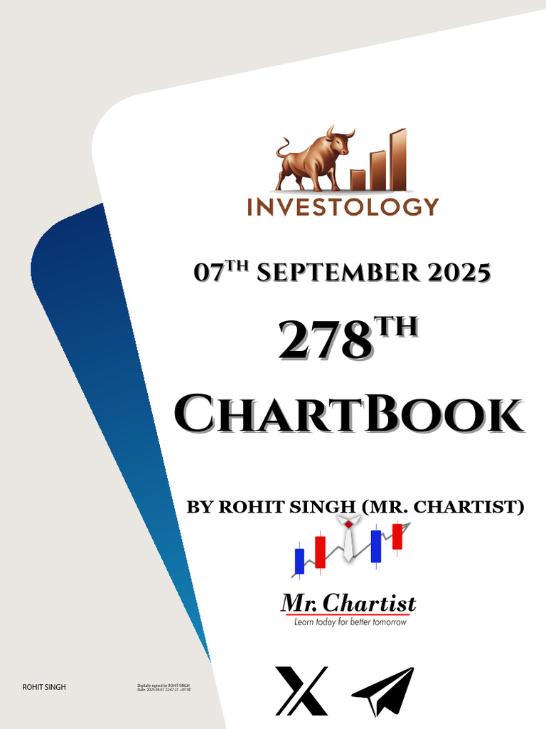 278th ChartBook by Mr. Chartist Rohit Singh DS | PDF | Market Trend ...