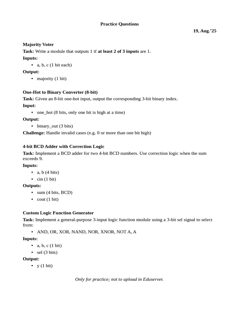 Practice Q | PDF