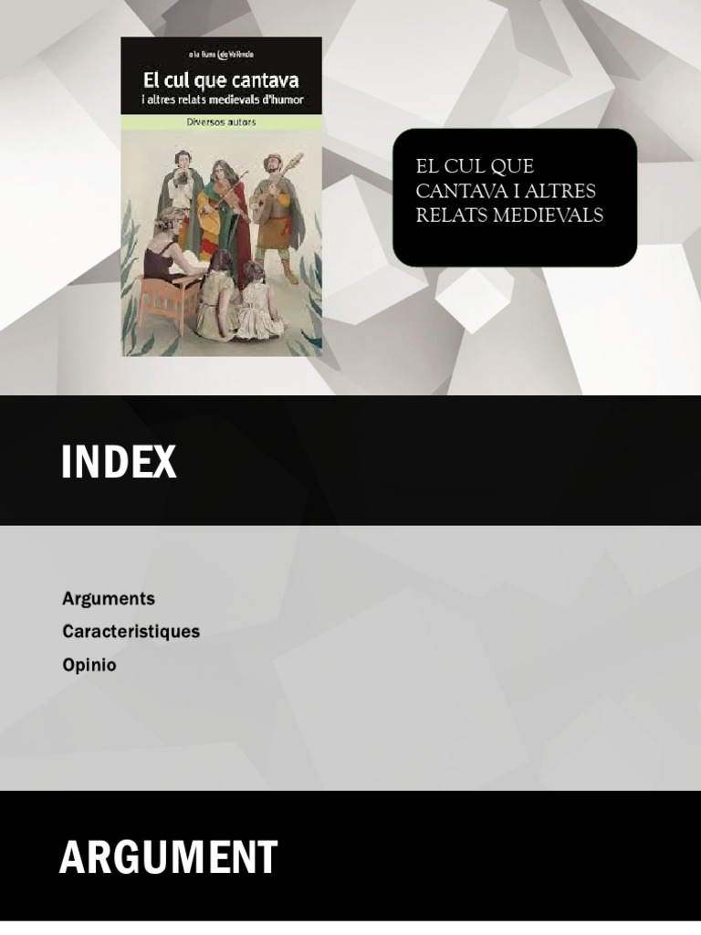 El Cul Que Cantava I Altres Relats Medievals | PDF