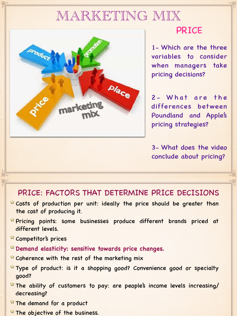 Pricing Strategies and Demand Factors | PDF | Demand | Elasticity ...