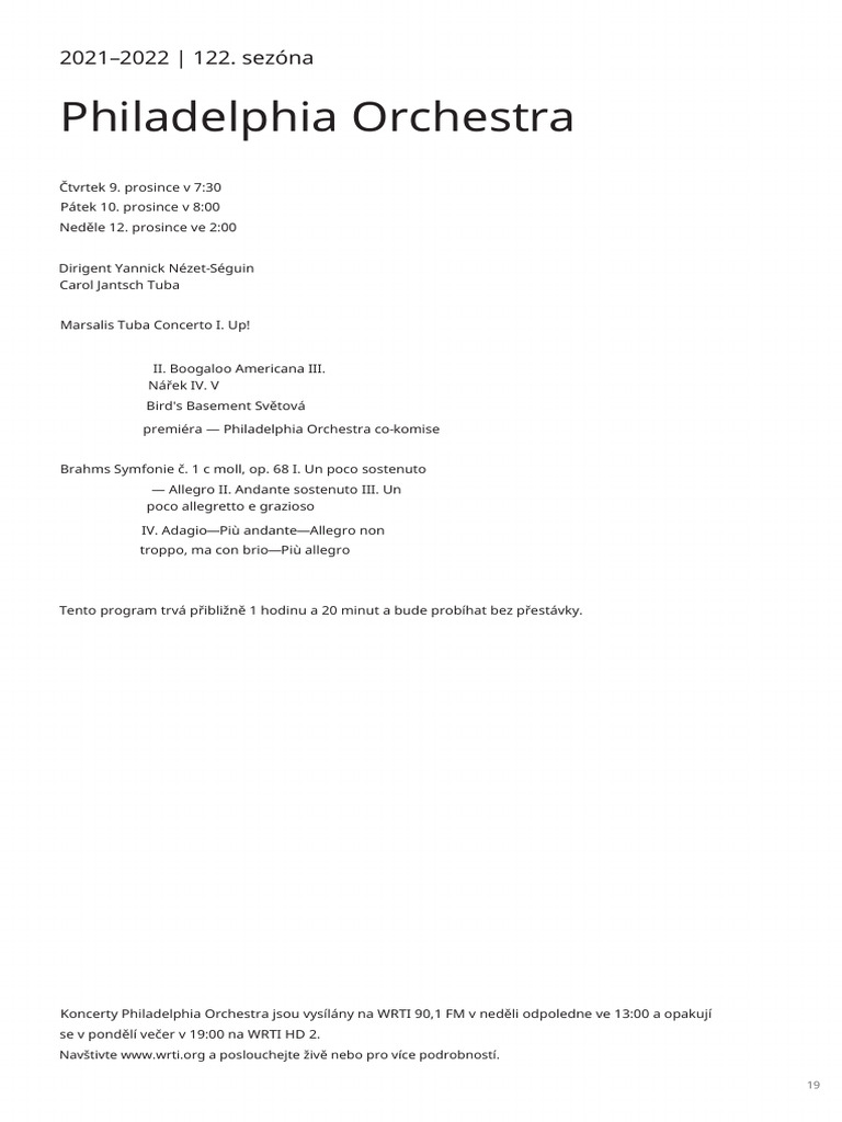Marsalis Tuba Concerto Program Notes | PDF