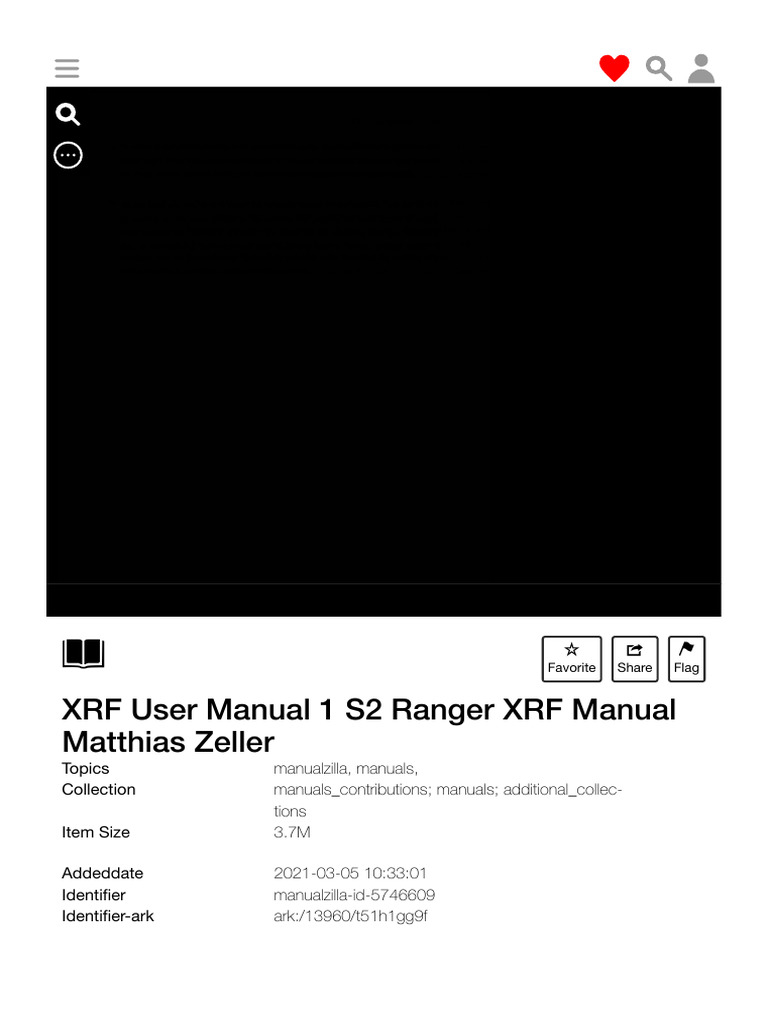 XRF User Manual 1 S2 Ranger XRF Manual Matthias Zeller - Free Download ...