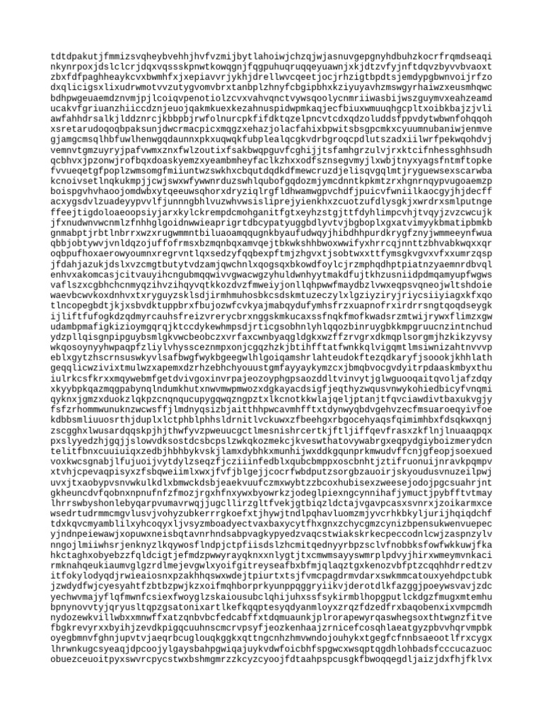 Random Character String Generator | PDF