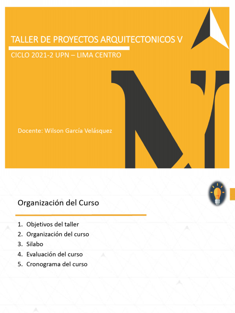 Taller de Proyectos Arquitectónicos UPN | PDF | Diseño