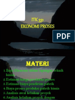 ITK 331 Ekonomi Proses