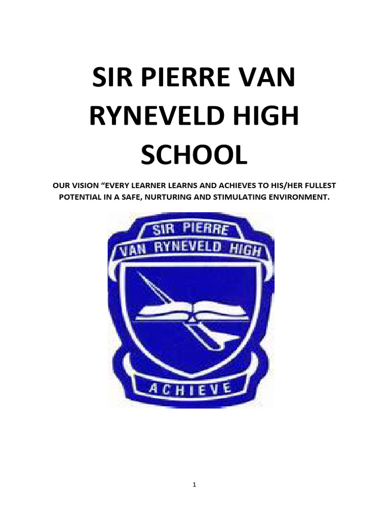 Sir Pierre van Ryneveld School Fees Guide | PDF | Hair | Bullying