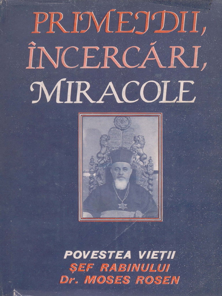 Primejdii, Încercări, Miracole Moses Rosen | PDF