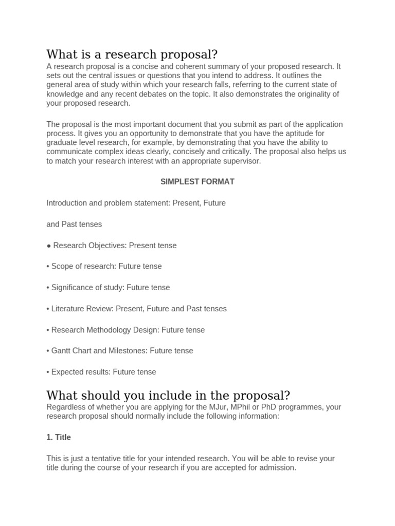 Essential Elements of a Research Proposal | PDF | Learning ...