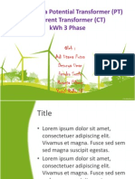 Prinsip Kerja Potential Transformer (PT) &