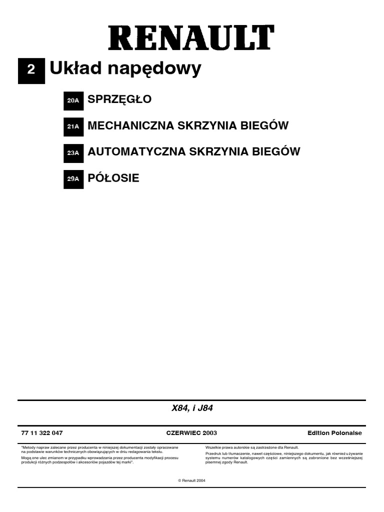2 20A - 29A Transmission (PL 2003) | PDF