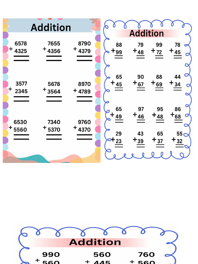 Addition | PDF