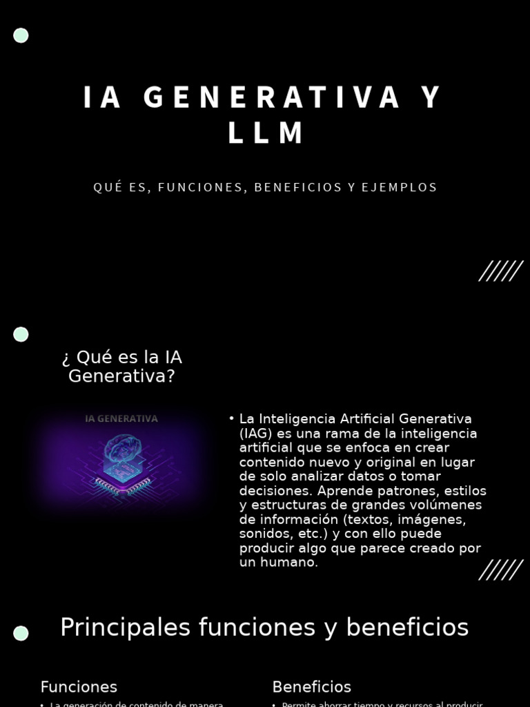 Ia Generativa y LLM | PDF | Inteligencia artificial | Inteligencia (IA ...