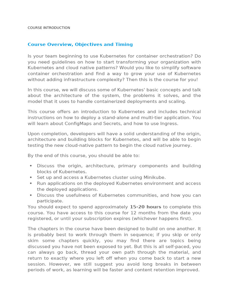 Kubernetes Instituto Linux | PDF | Computer Cluster | Systems Engineering