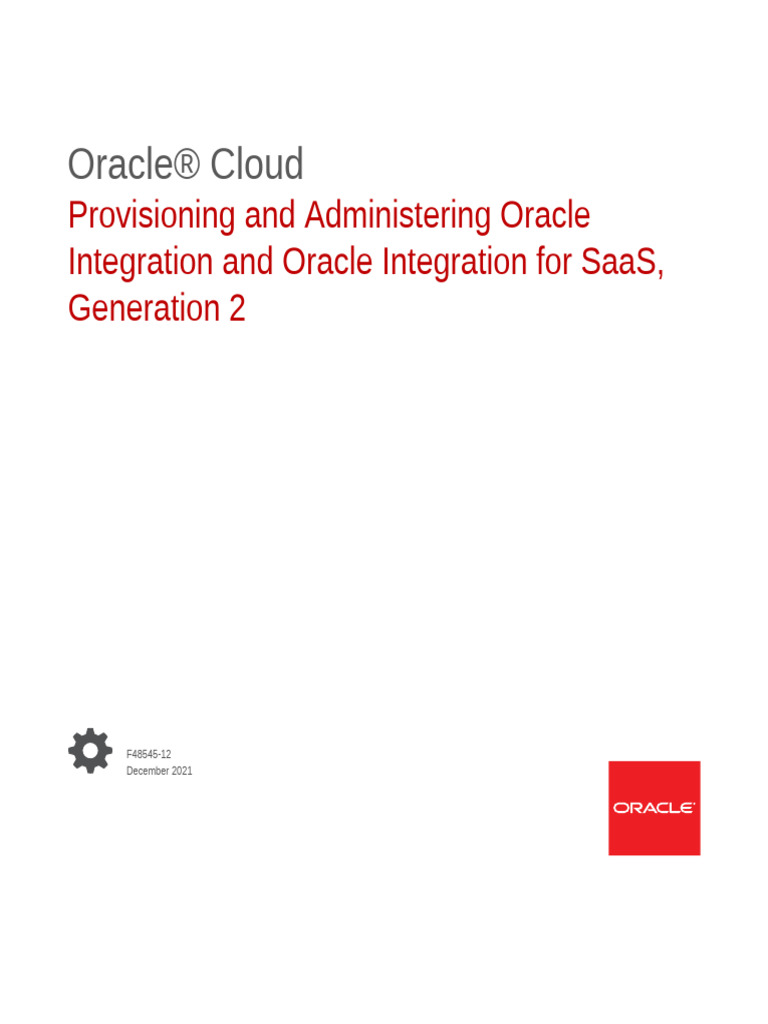 Oracle Integration Generation 2 Guide | PDF | Cloud Computing | Oracle ...