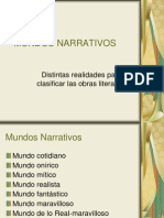 Mundos narrativos y sus clasificaciones