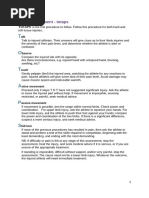 Understanding TOTAPS for Injury Assessment | PDF | Pain | Diseases And ...