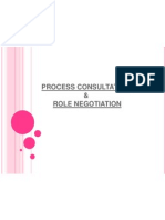Process Consultation and Role Negotiation