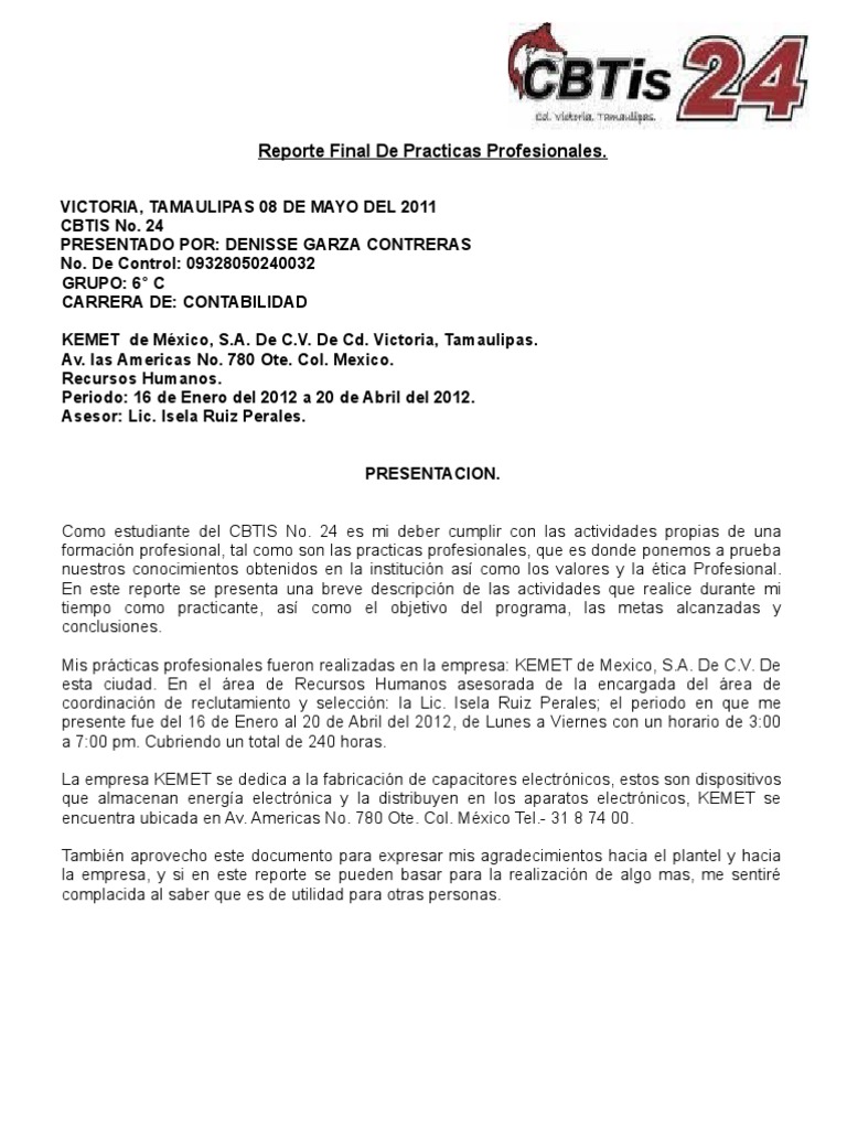 Reporte Final