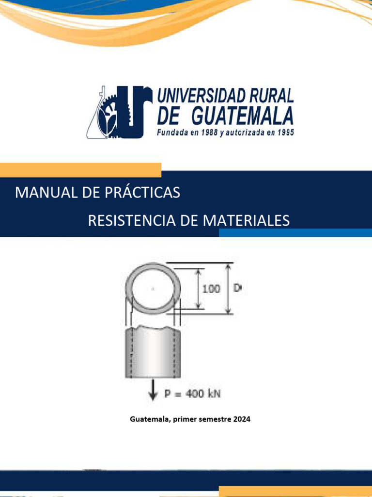Manual de Prácticas en Resistencia de Materiales | PDF | Deformación ...