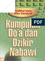 Doa Dan Zikir Nabawi - Sheikh al-Islam Ibnu Taimiyyah