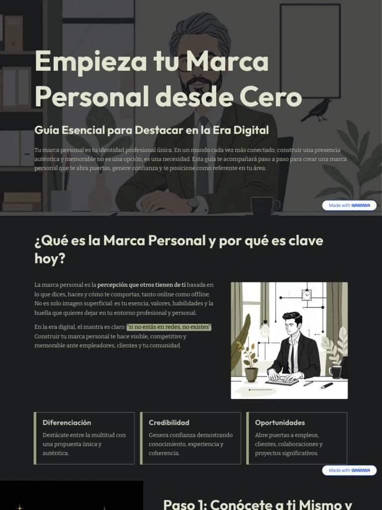 Crea tu Marca Personal desde Cero | PDF | Diseño gráfico