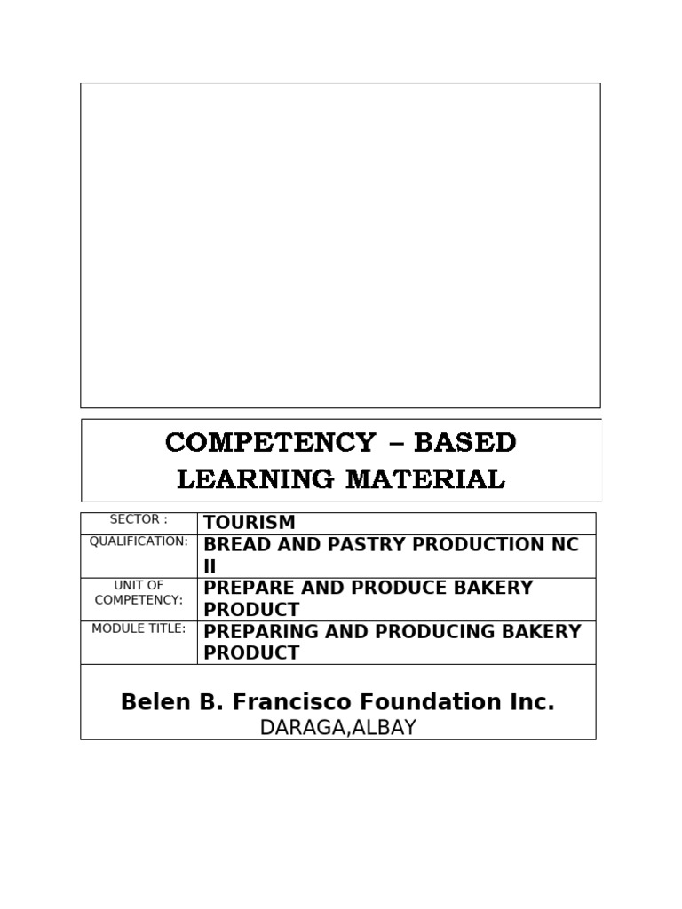 Bakery Product Preparation Guide | PDF