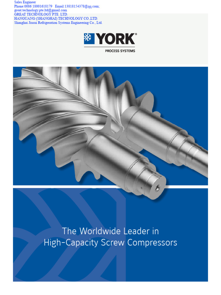York Ammonia Refrigeration Solutions | PDF | Mechanical Engineering ...