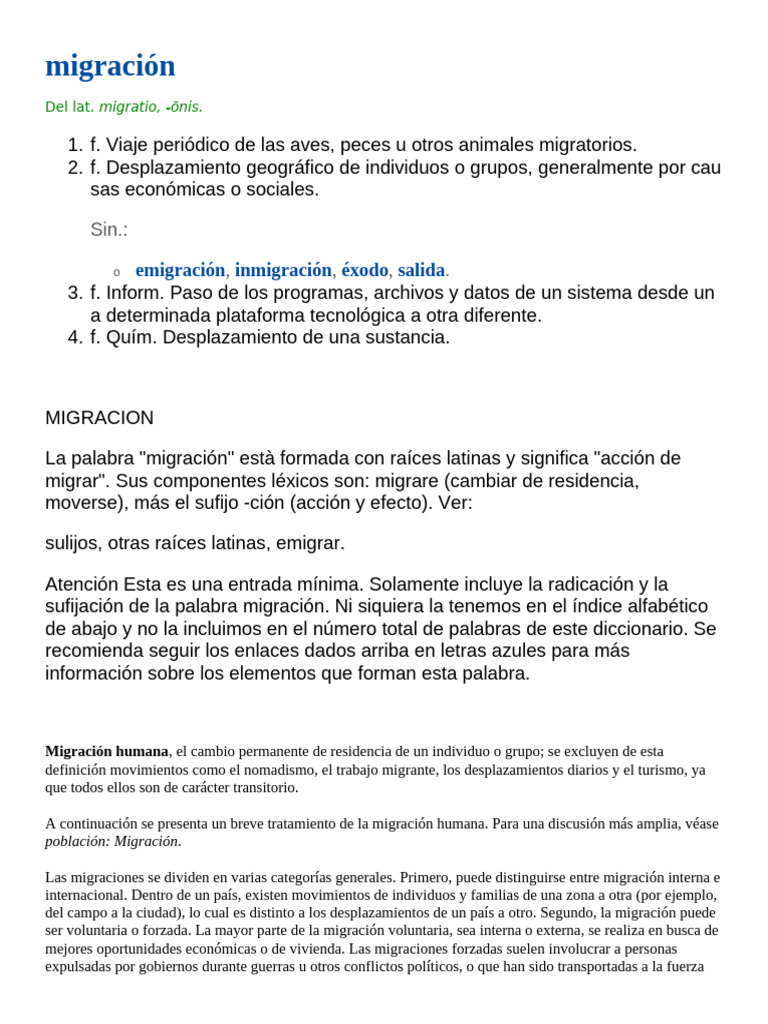 Tipos y efectos de la migración humana | PDF | Migración humana | Europa