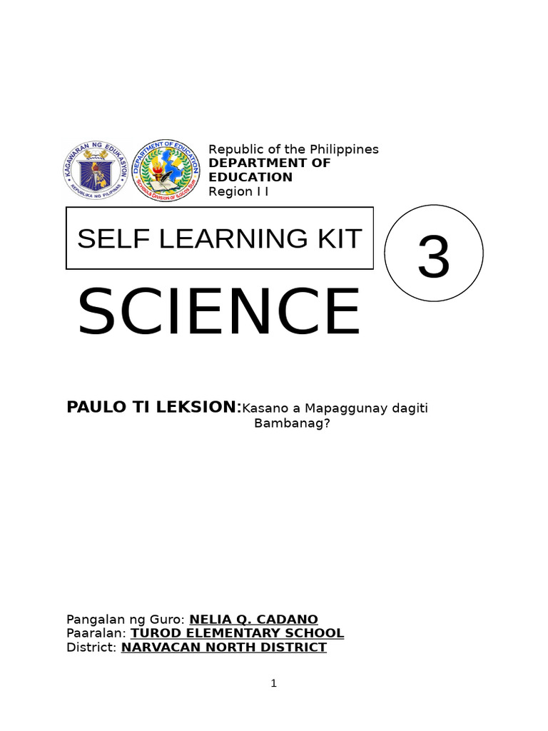 Science 3 Week 3 | PDF