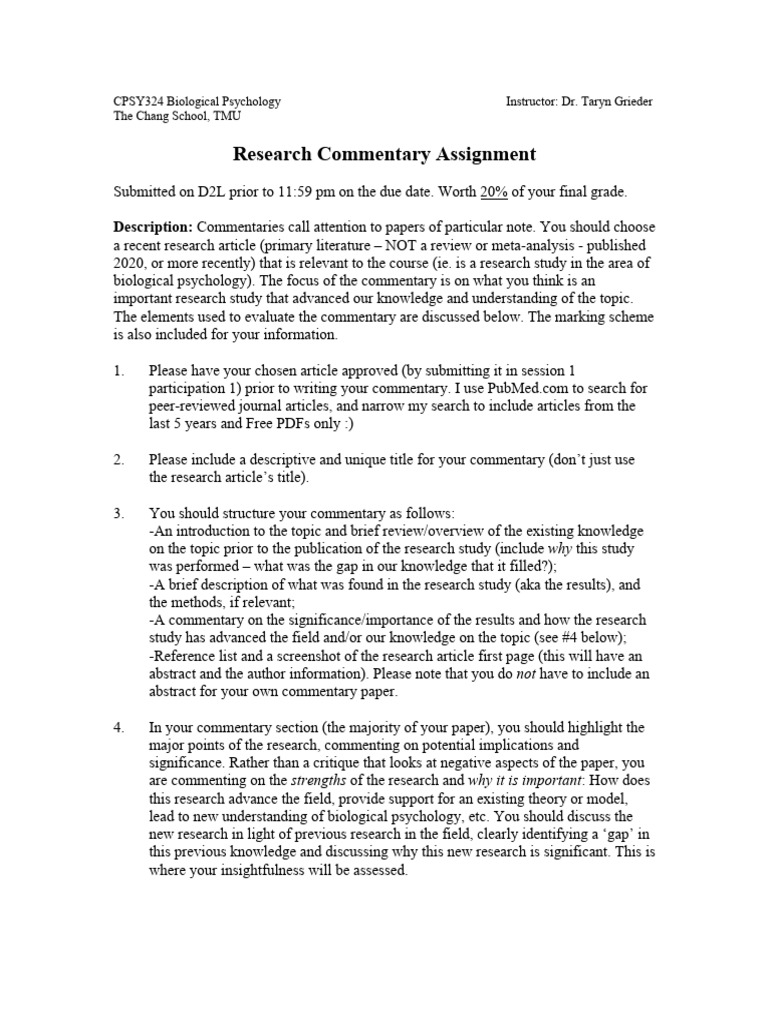 CPSY324 Assignment Outline | PDF | Apa Style | Citation
