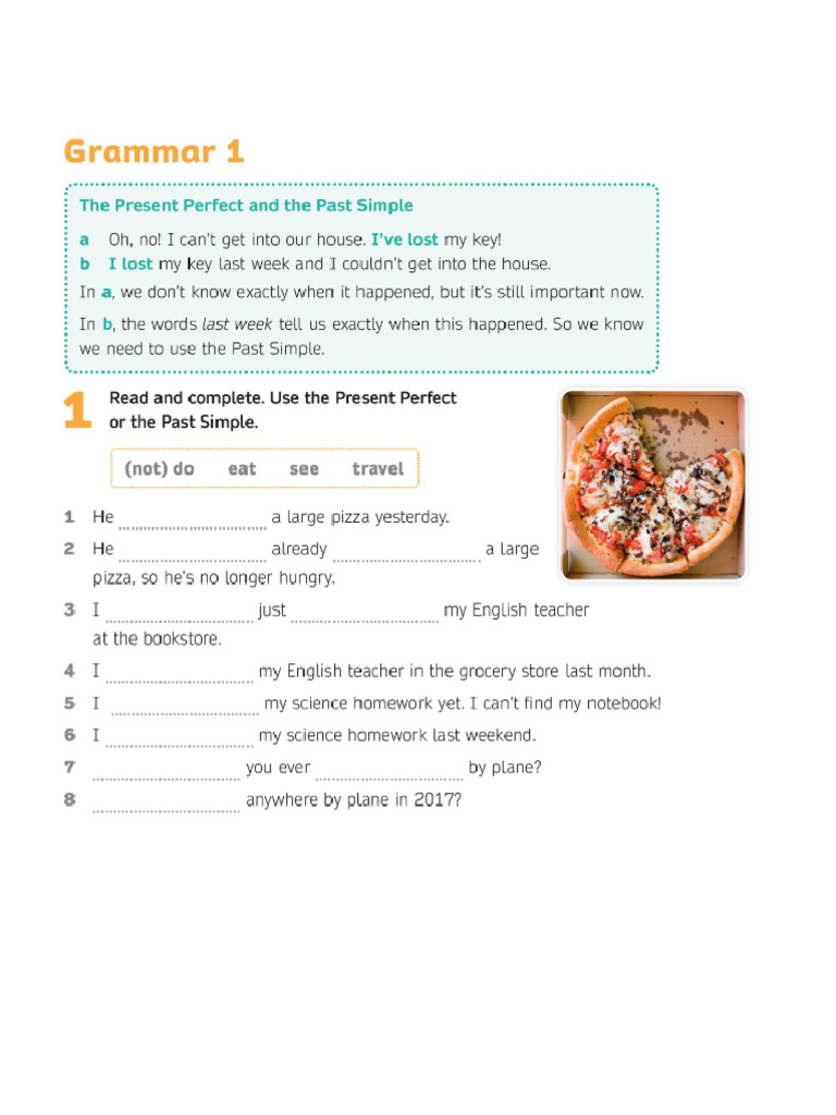 Present Perfect and Past Simple | PDF
