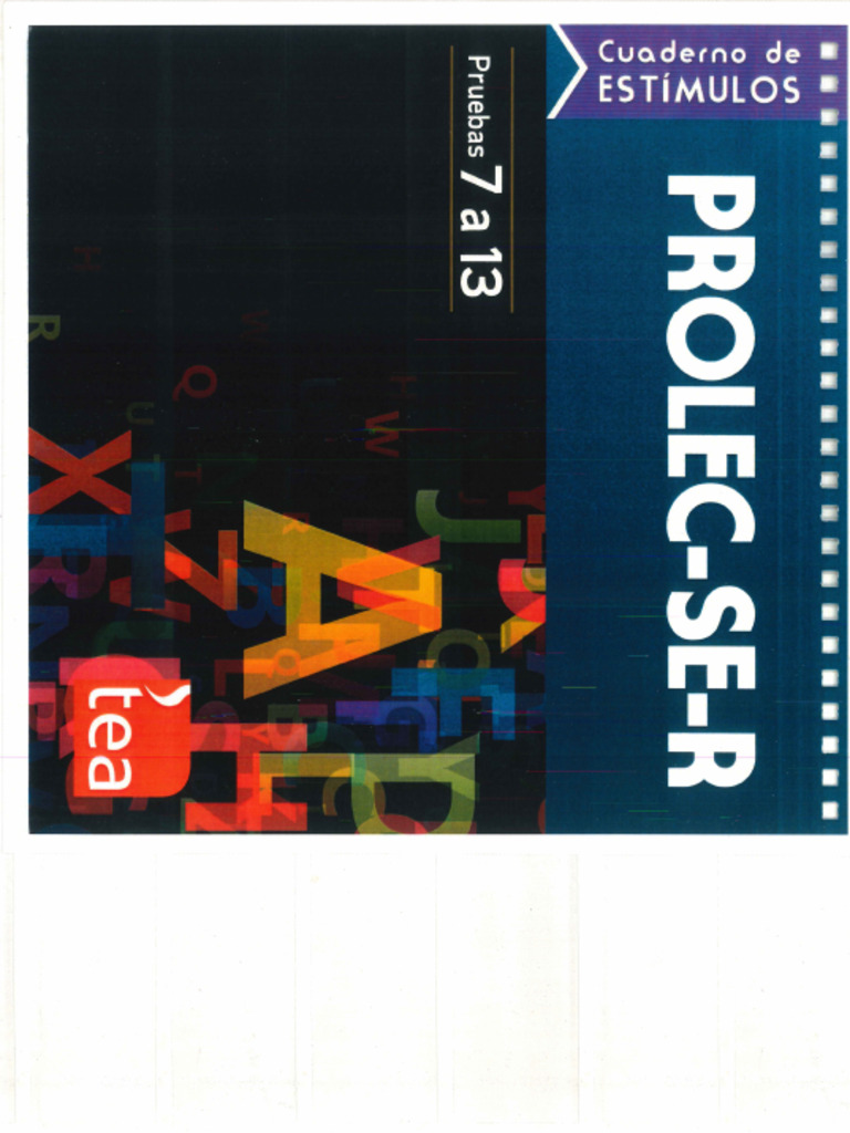 Cuadernillo Estimulos Prolec Se R | PDF