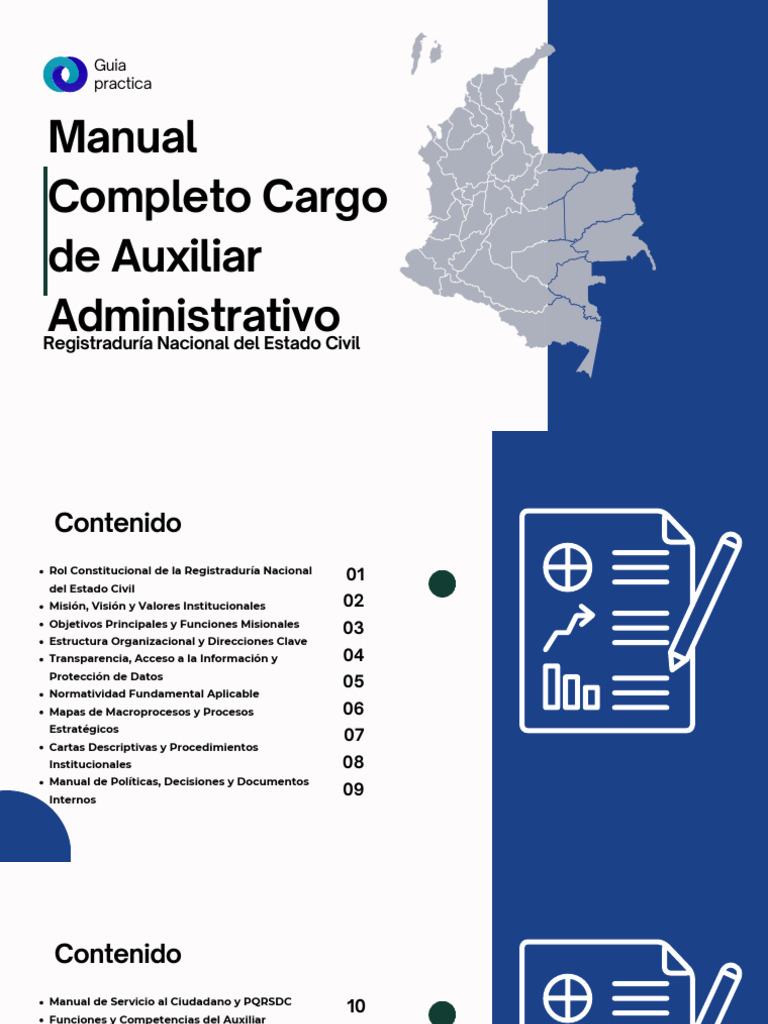Guía Completa Auxiliar Administrativo RNEC | PDF | Gobierno