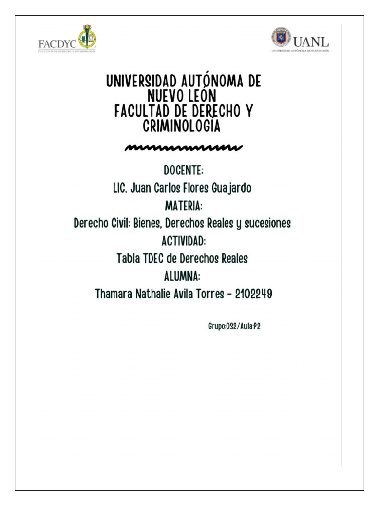 Tabla Tdec Civil | PDF