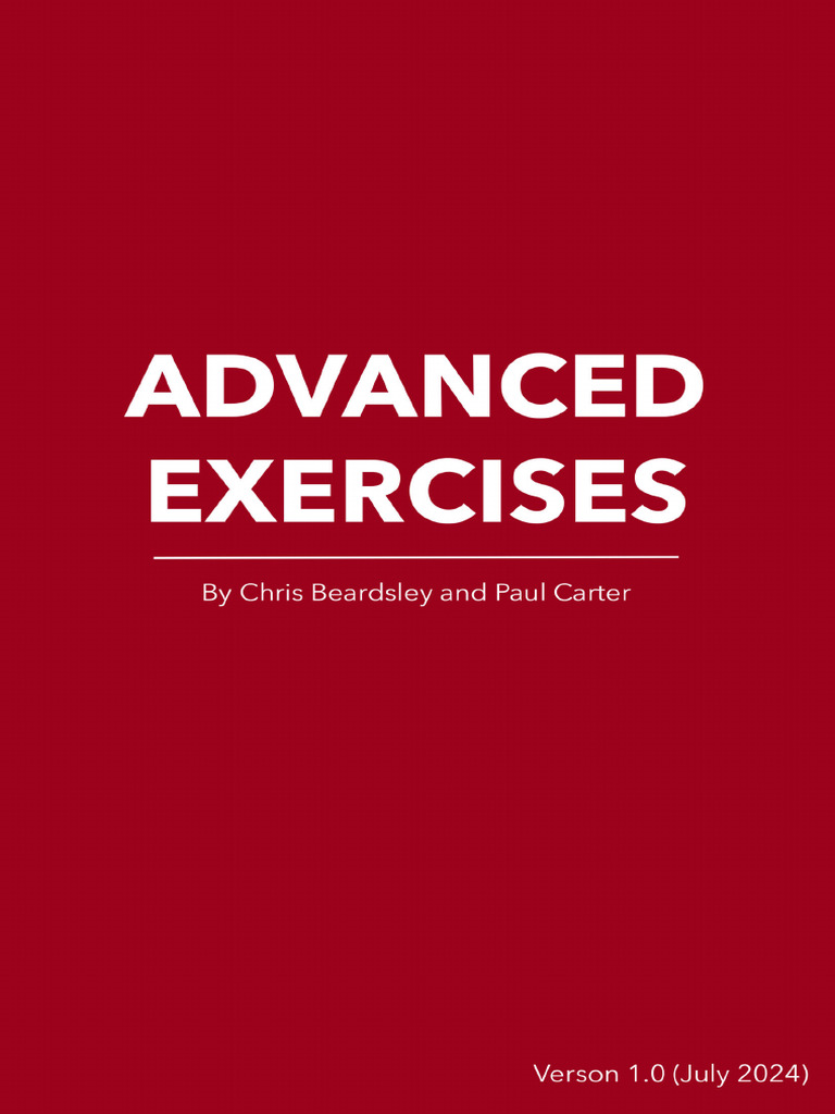 Advanced Exercises PaulCarter ChrisBeardsley | PDF