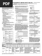 MSR126R/T Safety Relay Installation Guide | PDF | Relay | Alternating ...
