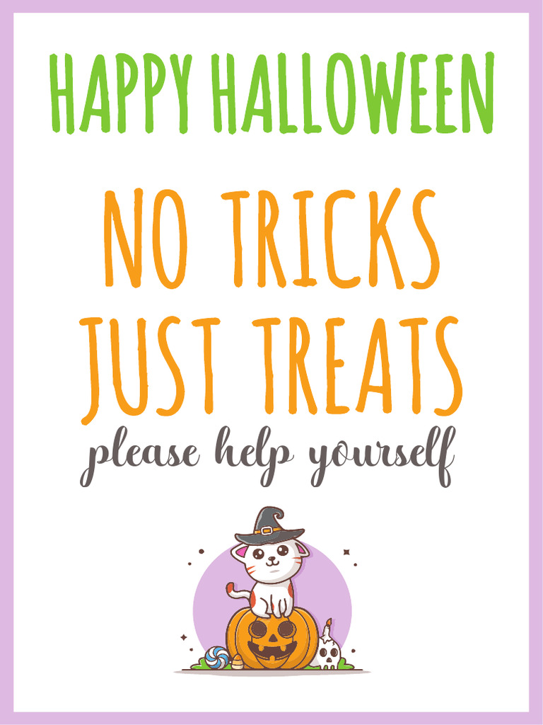 No Tricks Just Treats | PDF